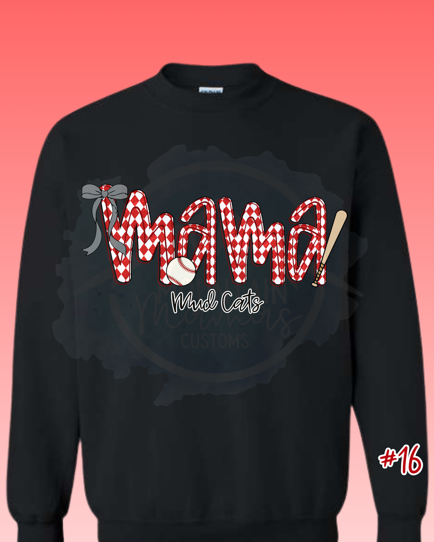 Mud Cats Baseball Custom Name