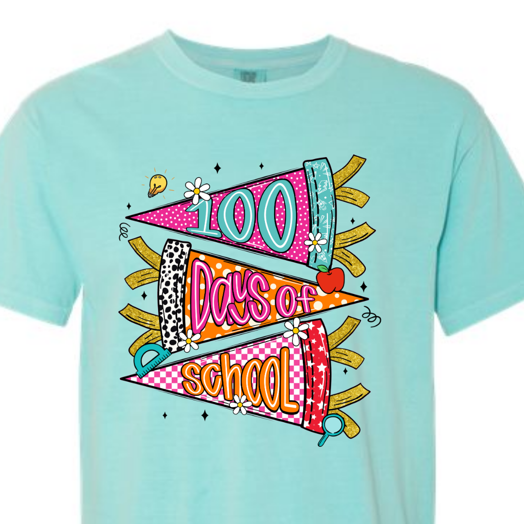 100 days of school flags