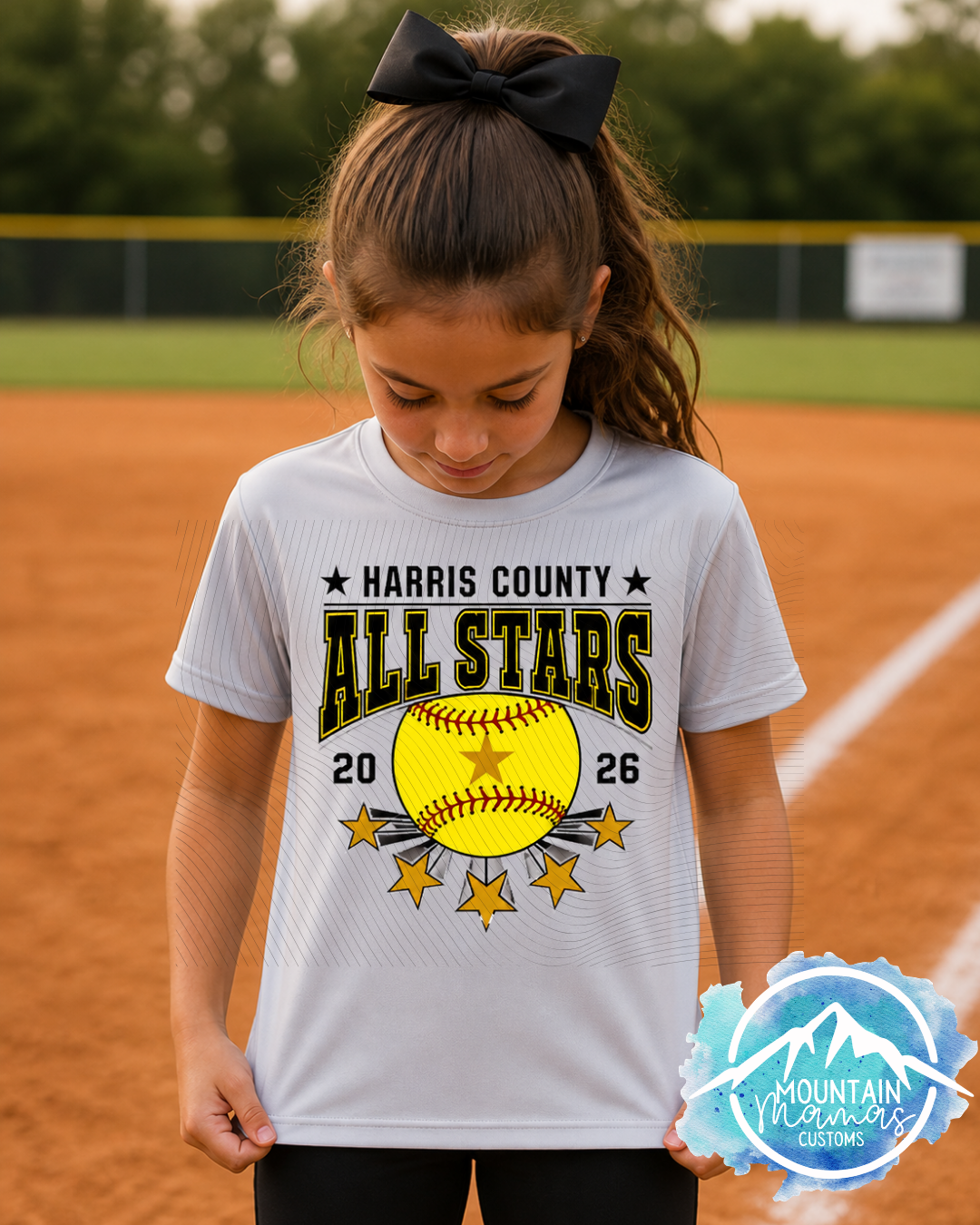 Harris County All Stars 2026 Softball (Roster on Back)