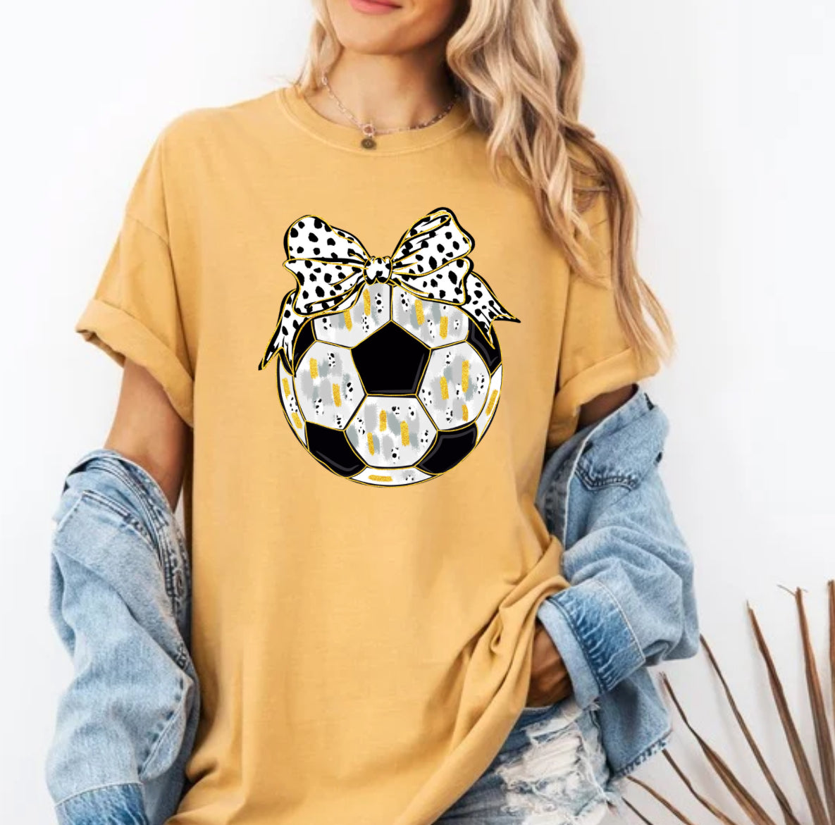 Soccer ball bow