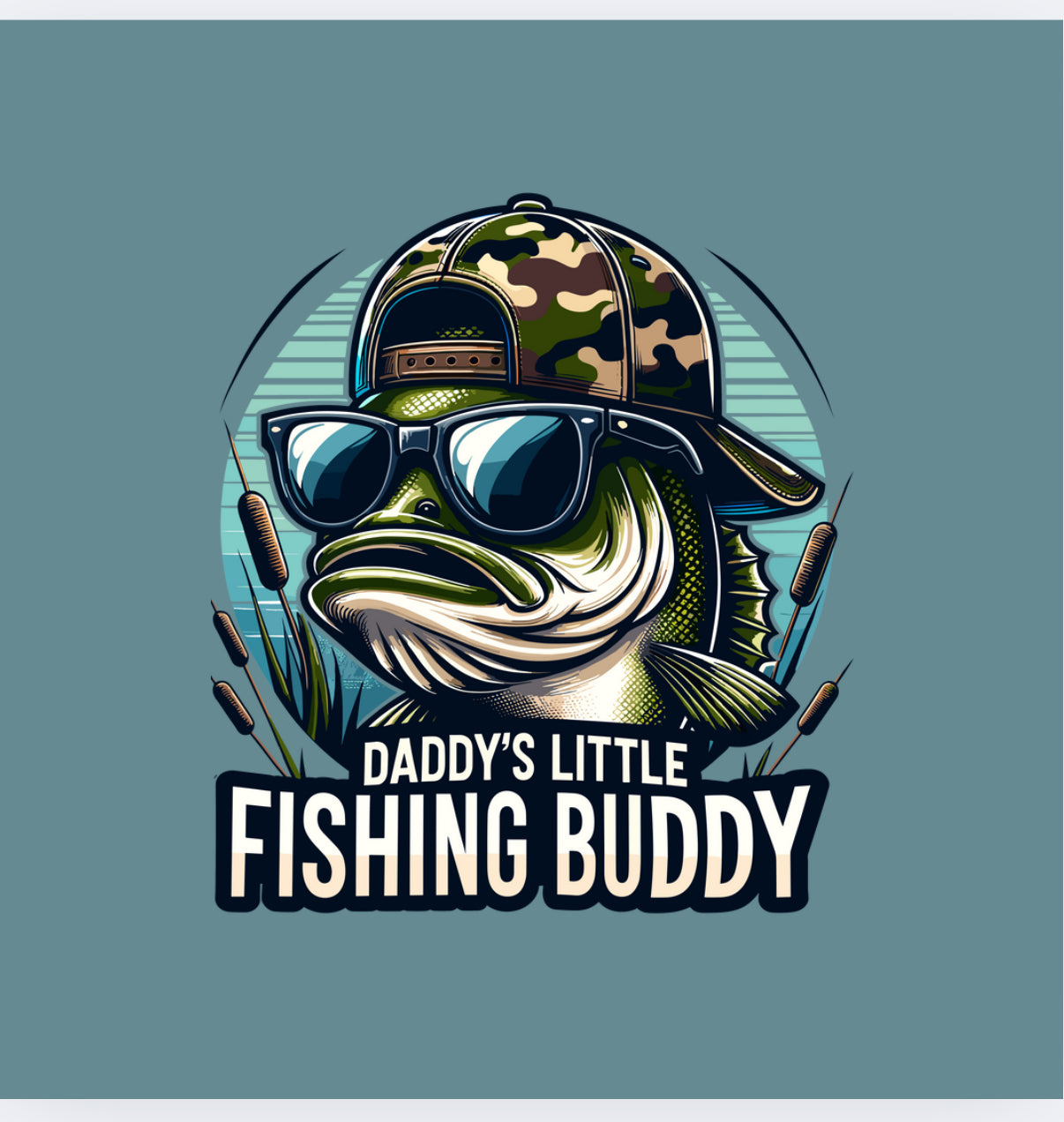 Daddy’s little fishing buddy