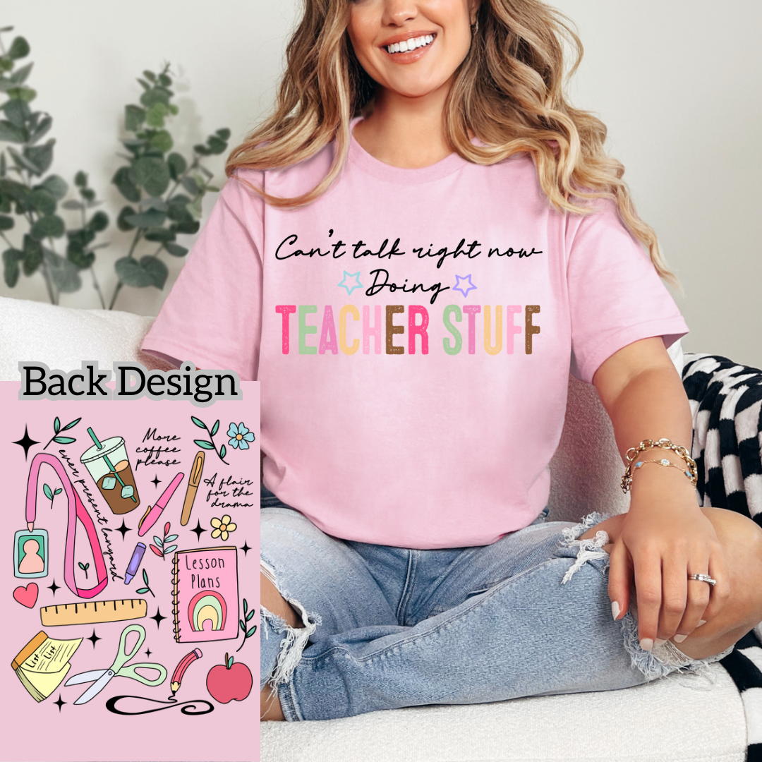 Can’t talk doing teacher things