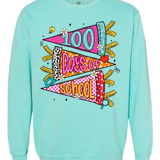 100 Days of School Flags