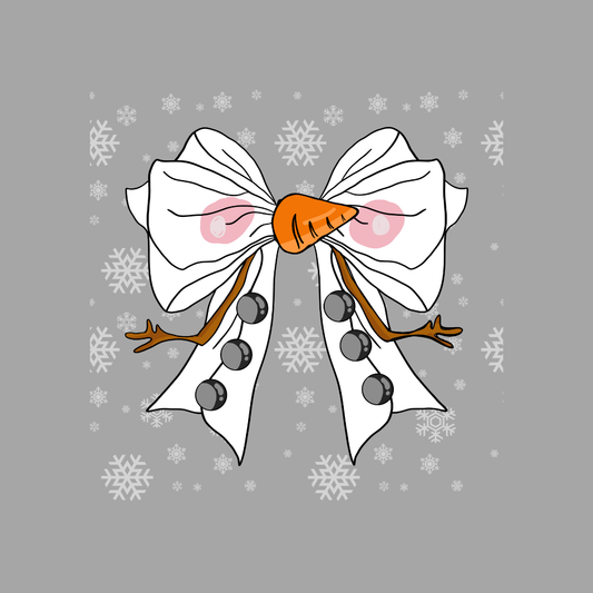 Youth Snowman Bow