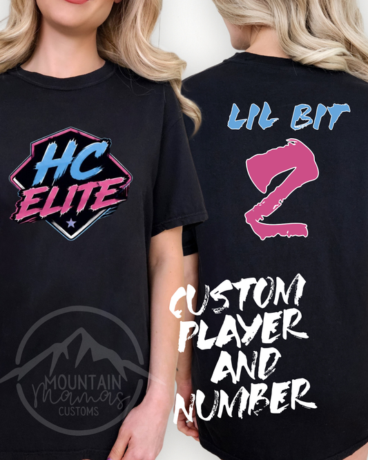 HC Elite-Custom Player Name and Number