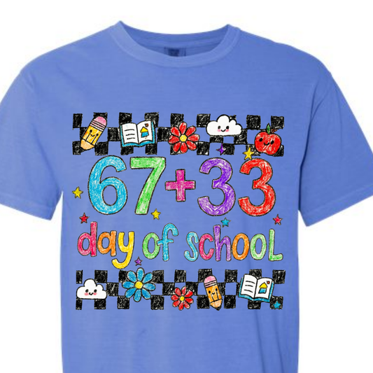 67 + 33 = 100 days of school