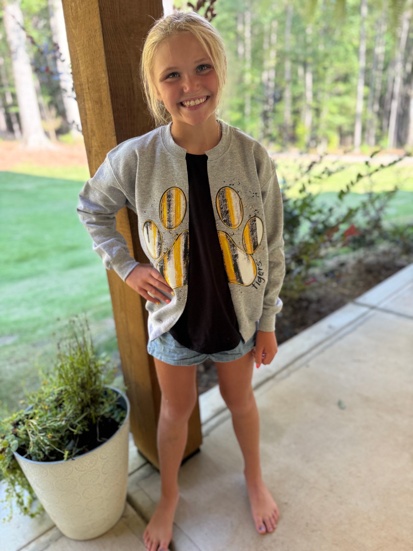 Paw Sweatshirt jacket
