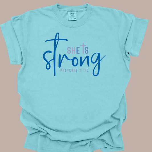 She is strong