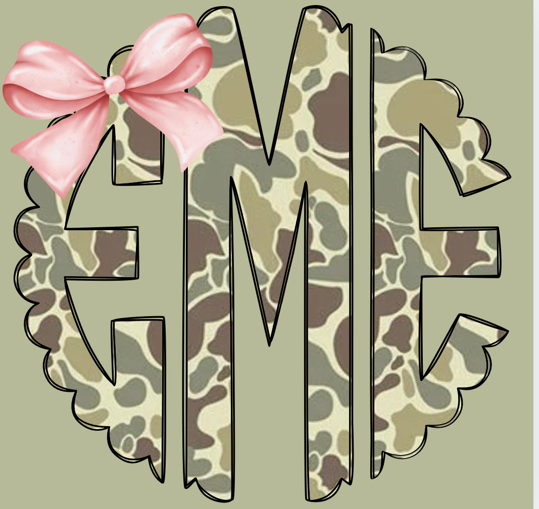 Camo Monogram