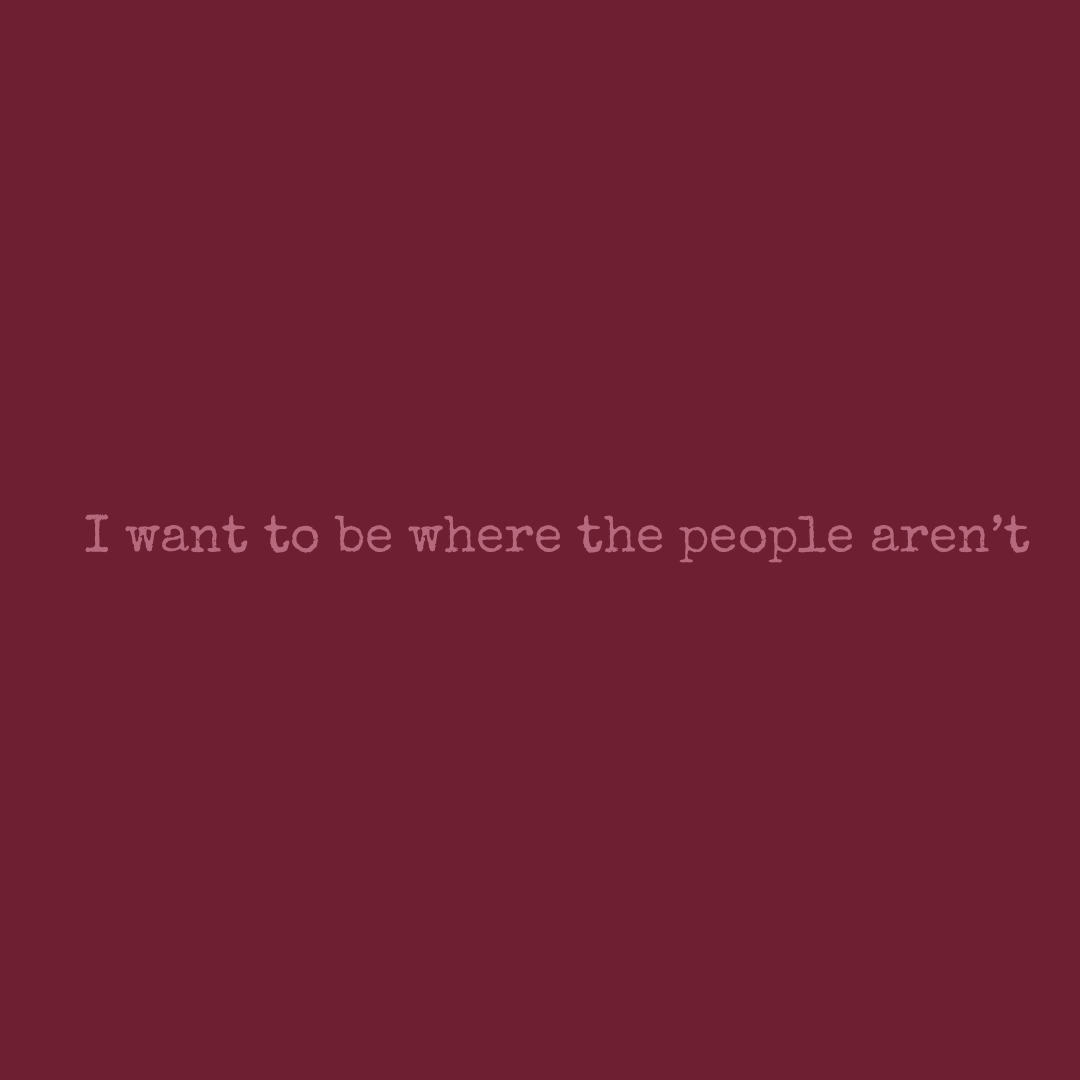 Where the people aren’t