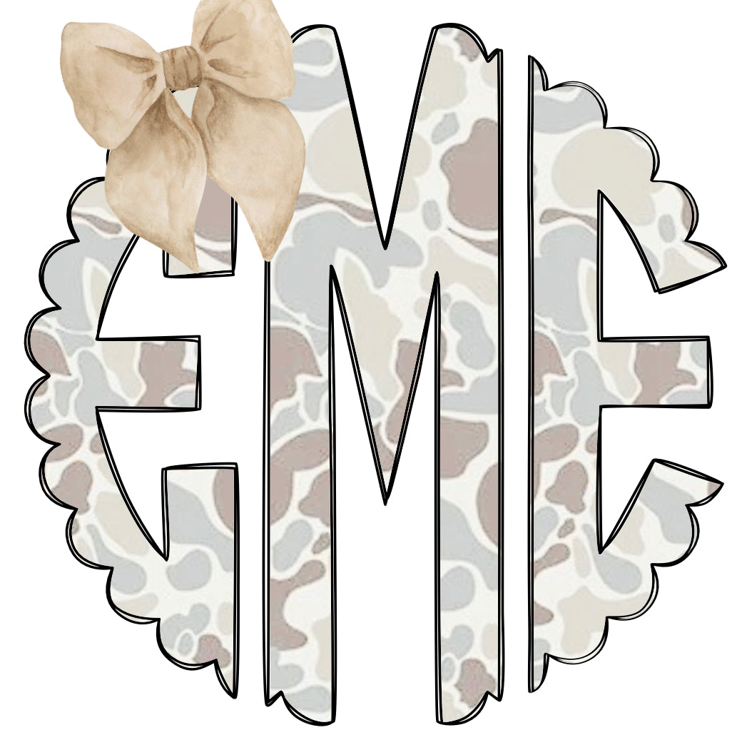 Camo Monogram