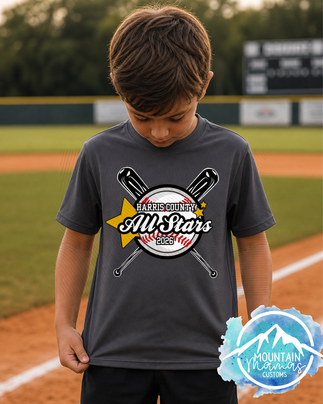 Harris County All Stars 2026 Baseball (Roster on Back)