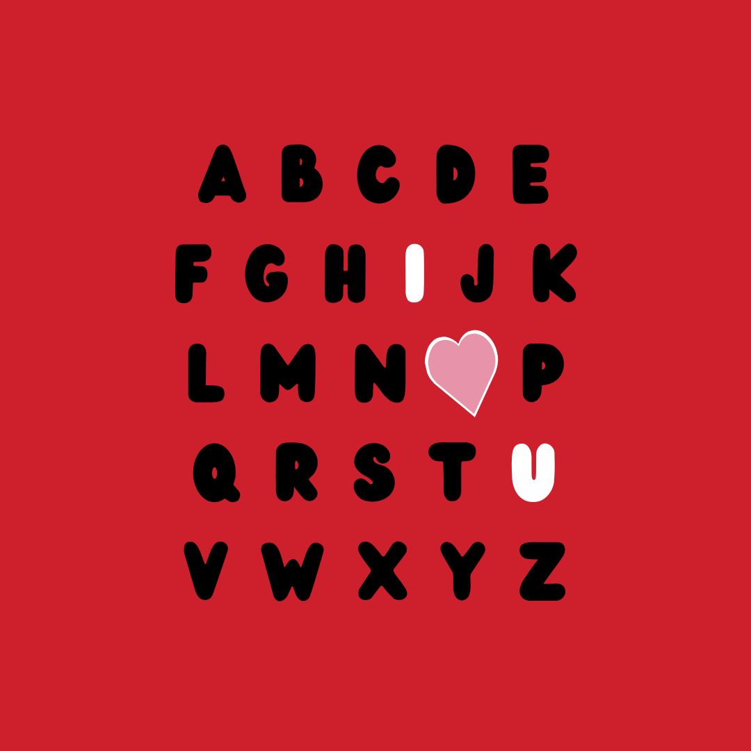 ABCDE..I love you