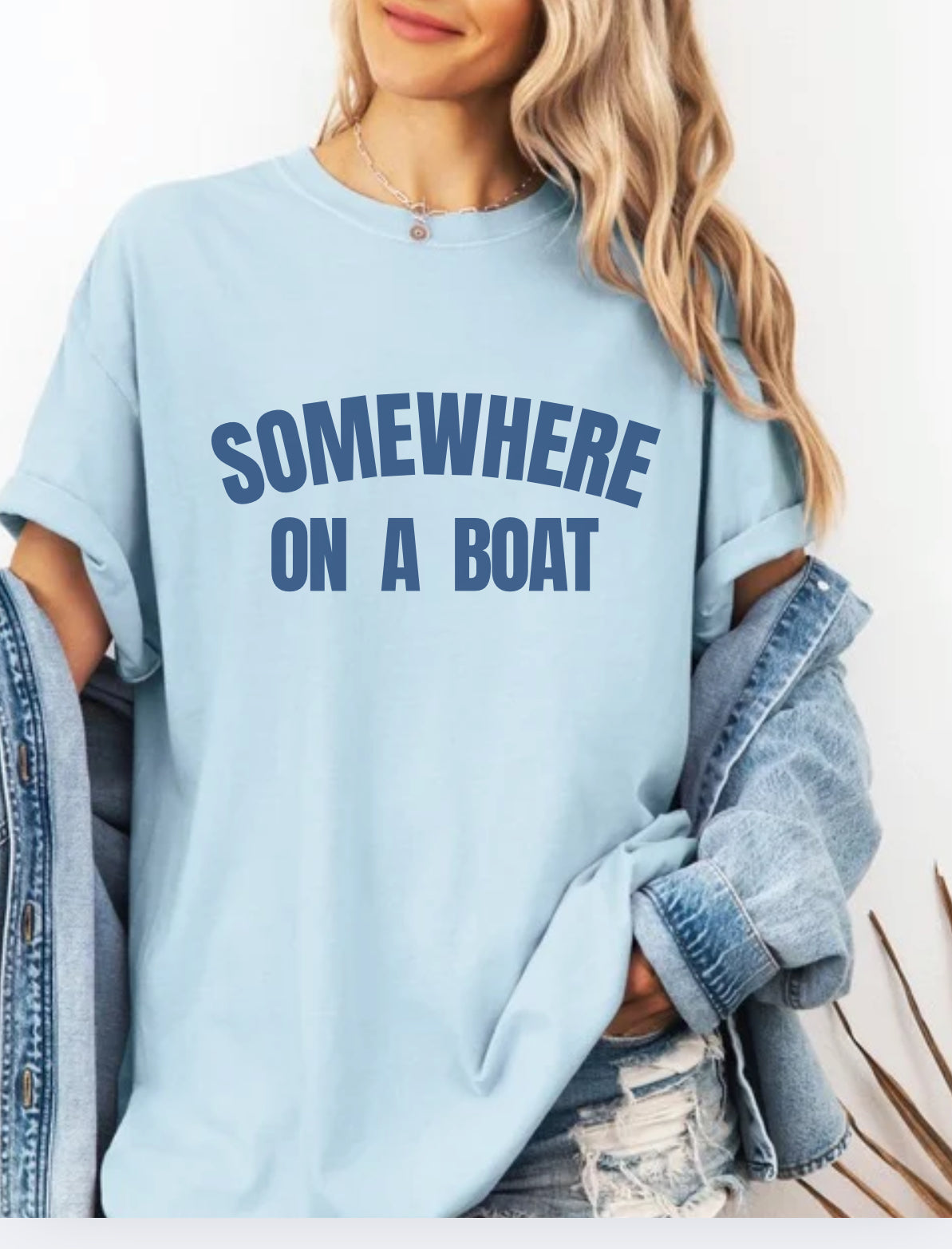 Somewhere on a boat