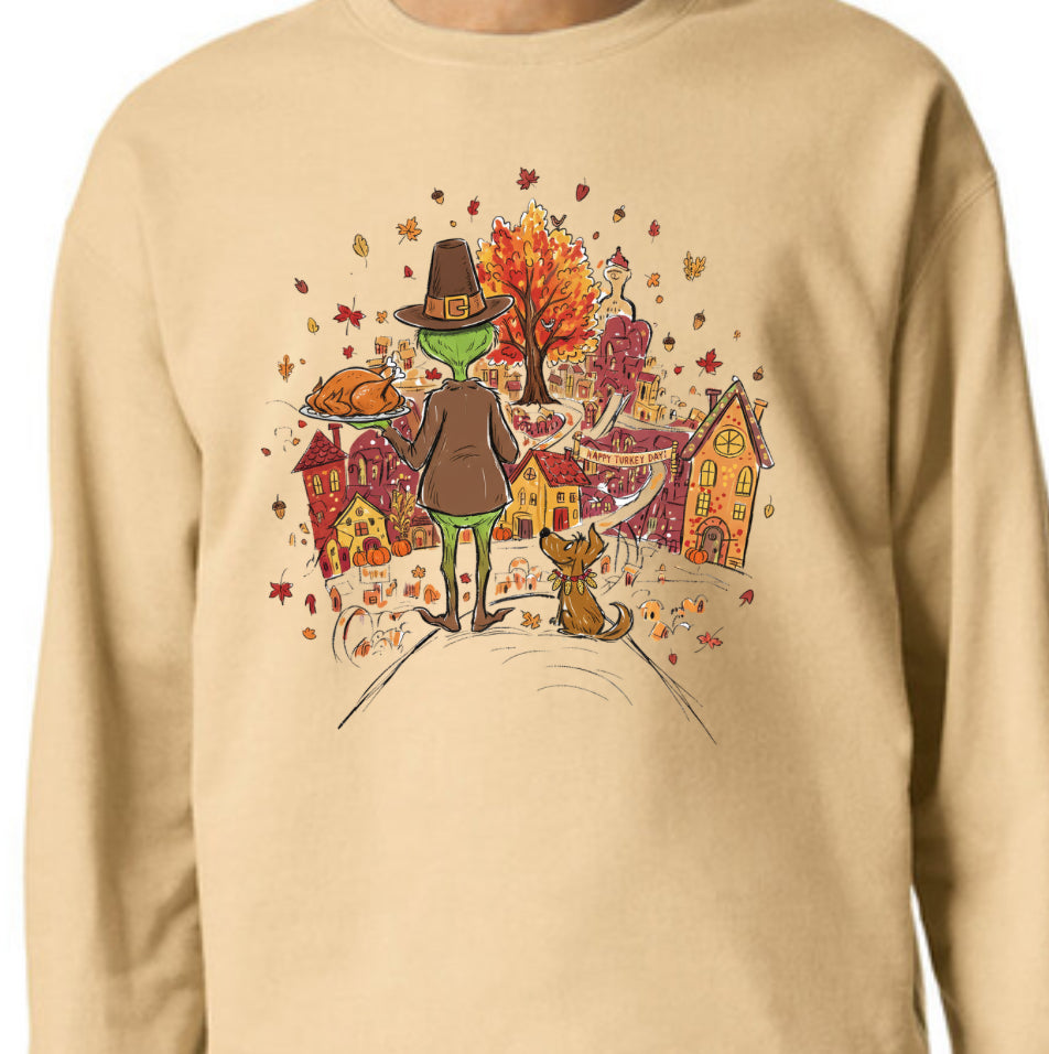 Grinch Thanksgiving Scene
