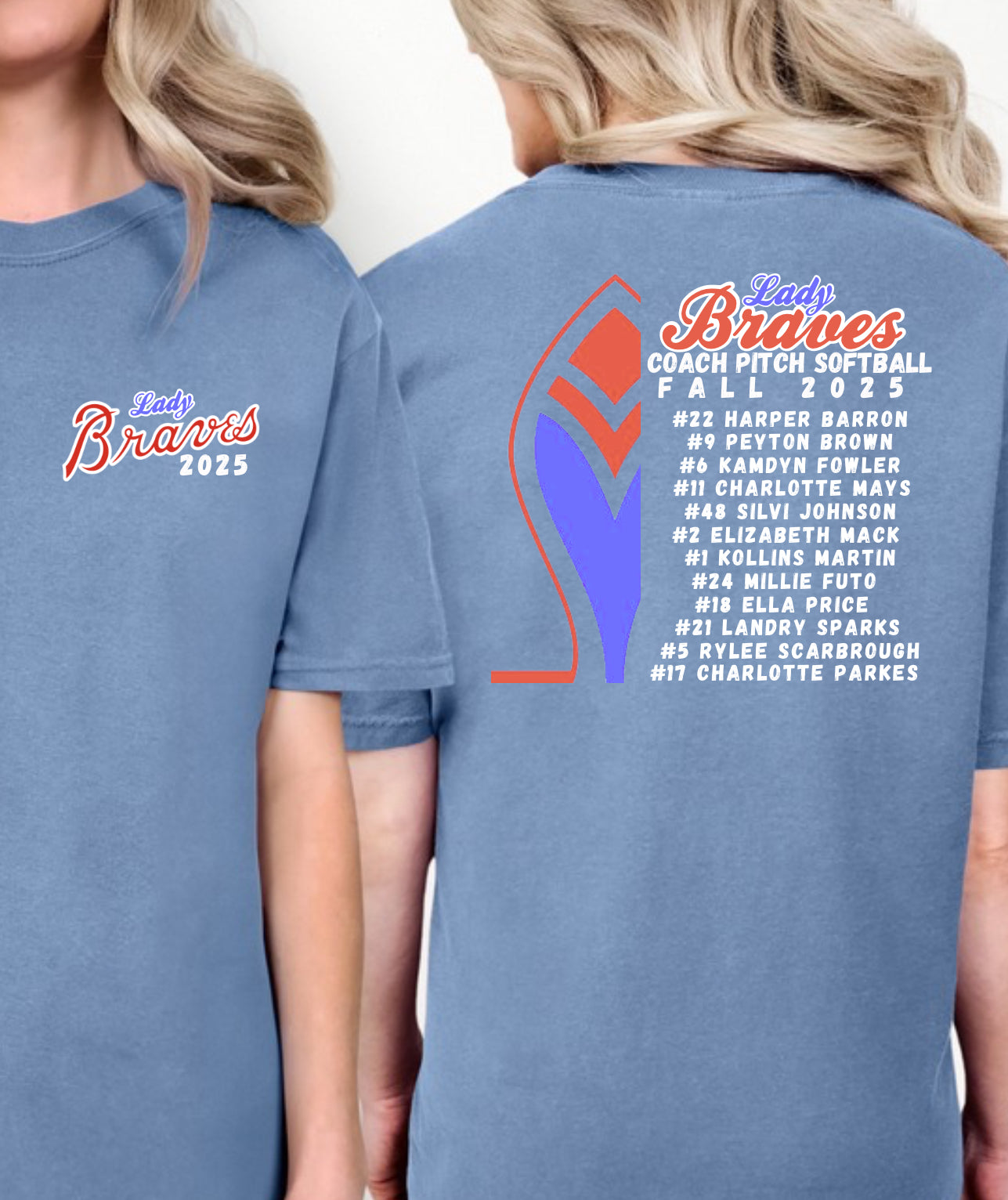 Lady Braves Team Feather Dri Fit