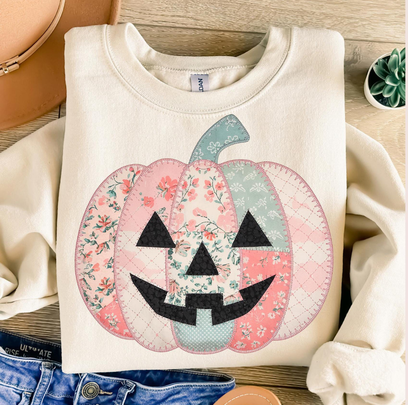 Floral pumpkin