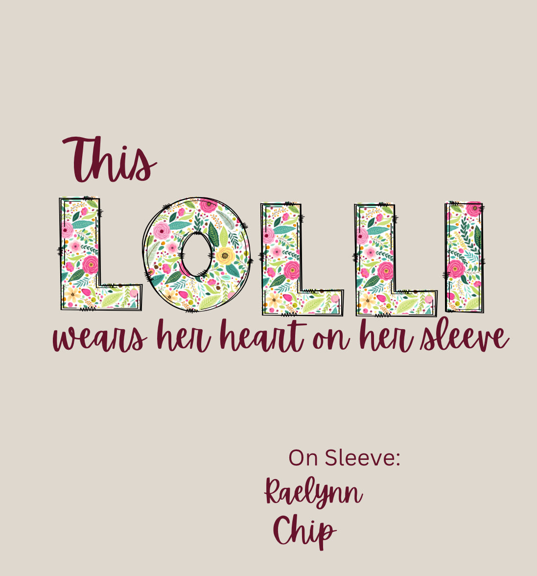 Wears her heart on her sleeve
