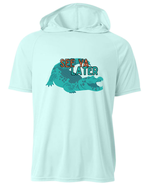 See ya later gator dri fit hooded