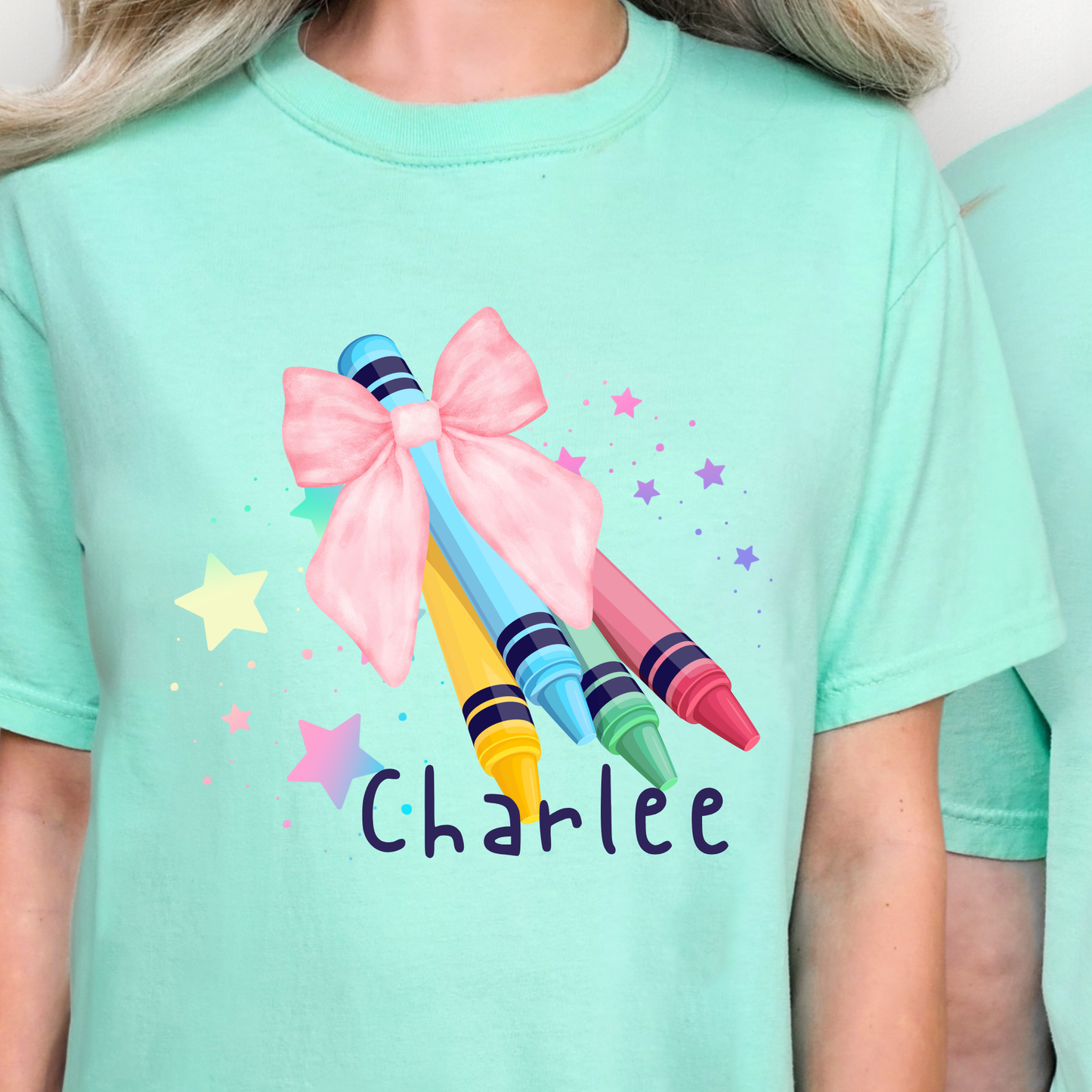 Adult crayon bow