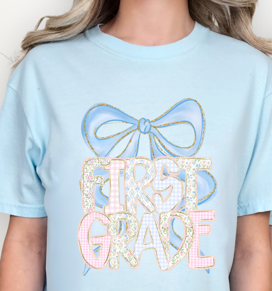 Blue Grade Bow Adult