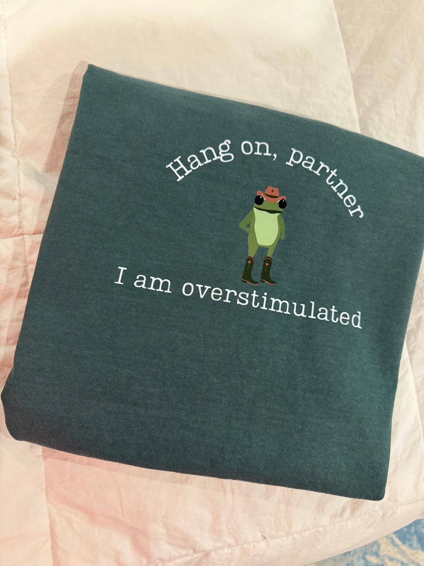 Hang on, partner