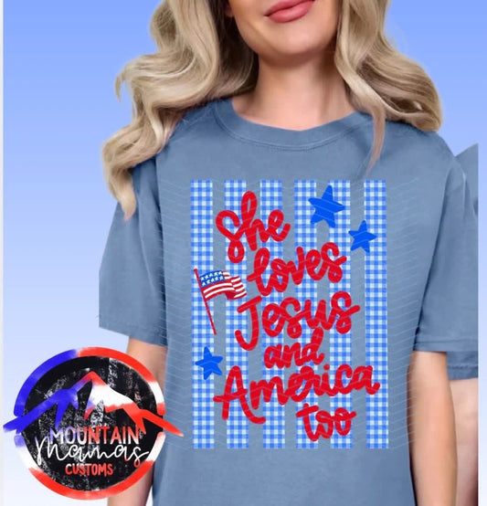 She Loves Jesus and America Too