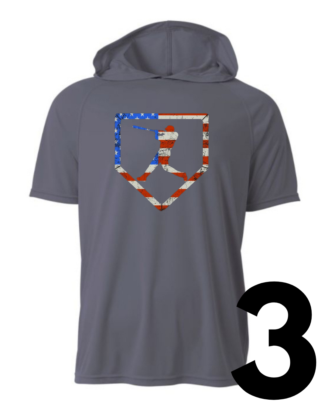 Youth Dri fit short sleeve hoodies