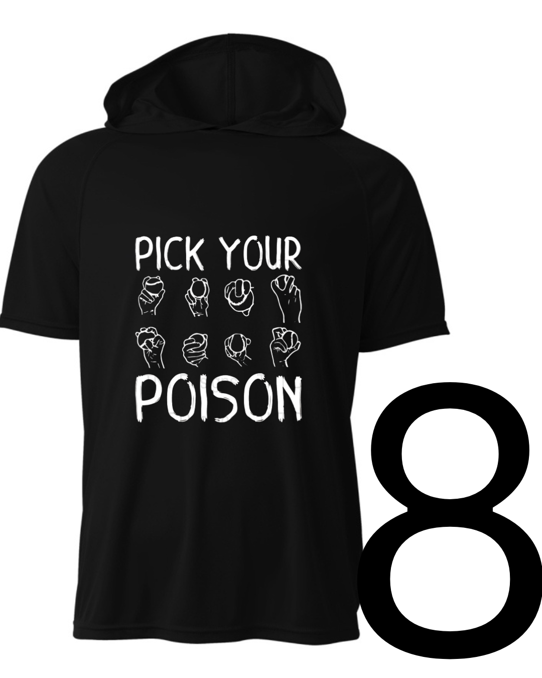 Youth Dri fit short sleeve hoodies