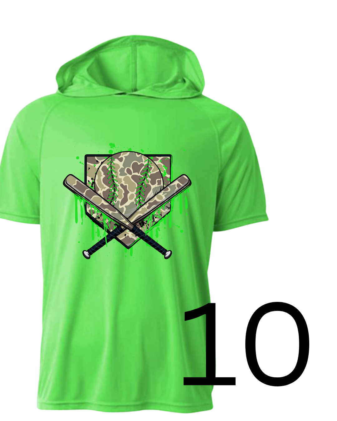 Youth Dri fit short sleeve hoodies