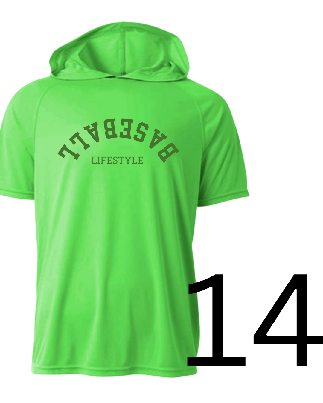 Youth Dri fit short sleeve hoodies